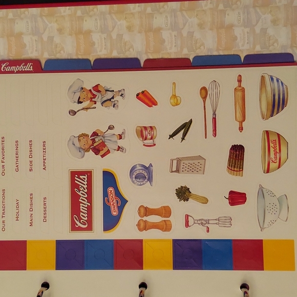 Campbell's Soup Recipe Keepsake Binder - Picture 8 of 12